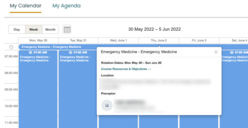 EfloMD-course-website-calendar-access-image