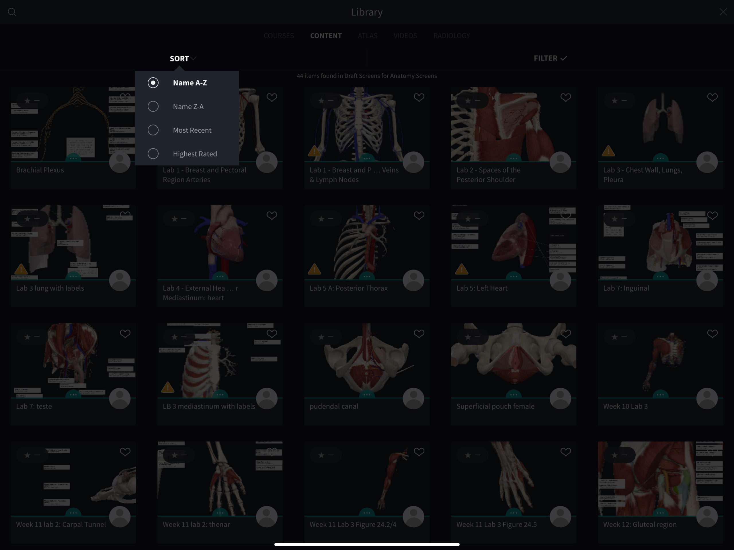 3D4Medical-library-sort-image